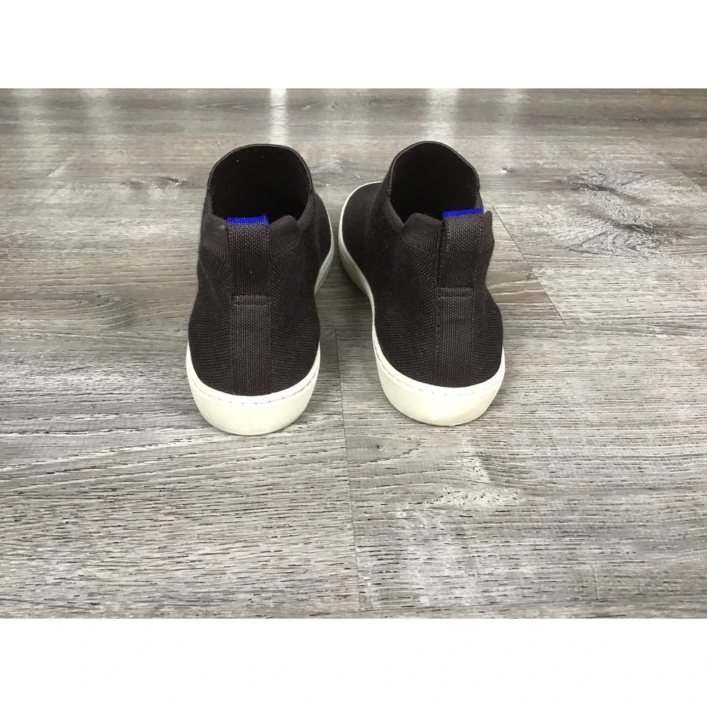 Rothy's Womens Size 10.5 Gray Ankle Slip On Sneakers Shoes